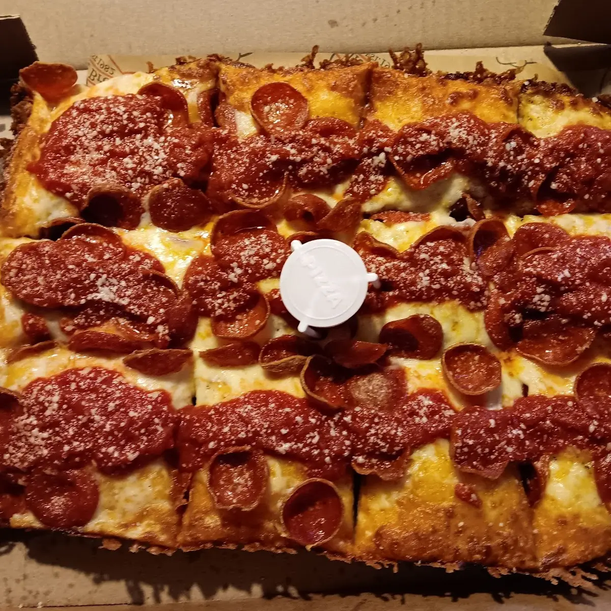 Detroit Style Pepperoni Pizza