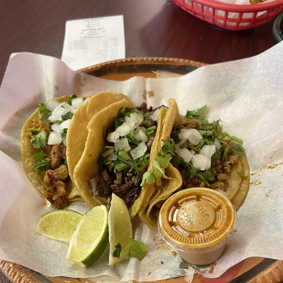 4 Chorizo Taco's to Go
