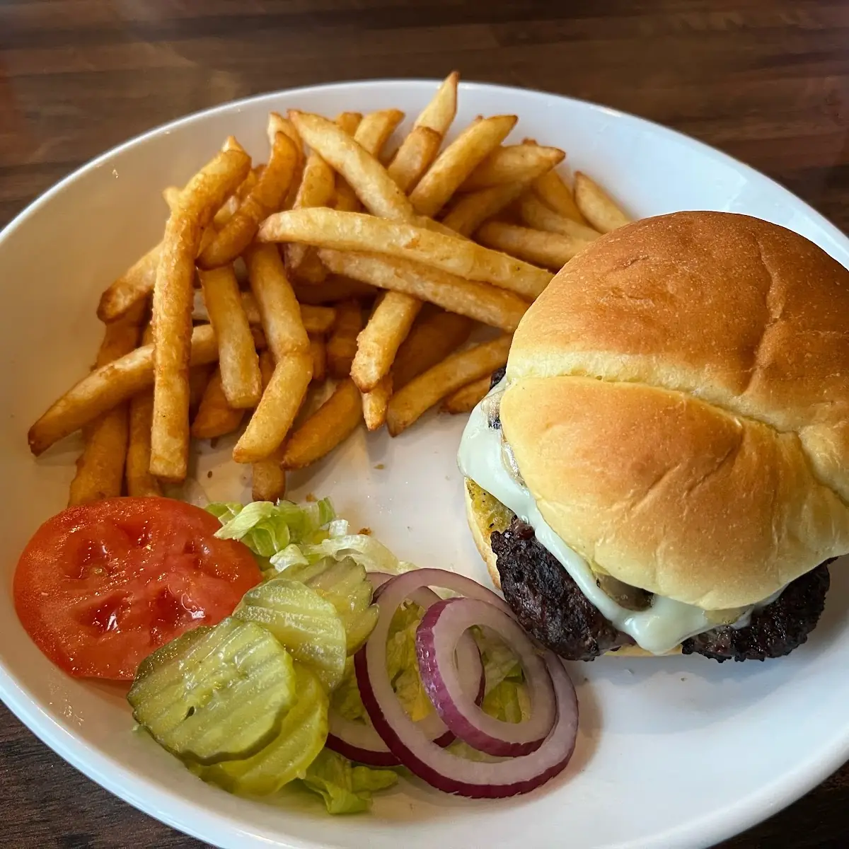 Mushroom Swiss Burger