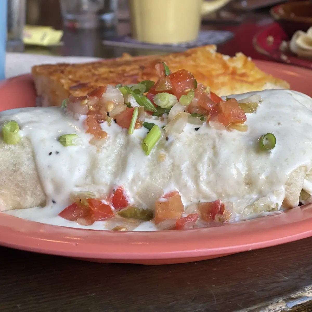 Smothered Breakfast Burrito