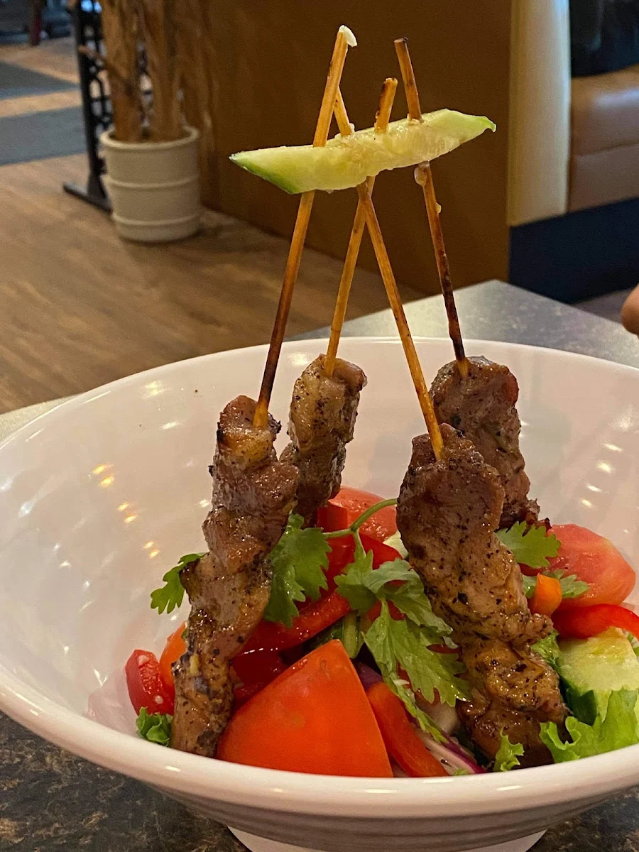Beef Satay with Peanut Sauce