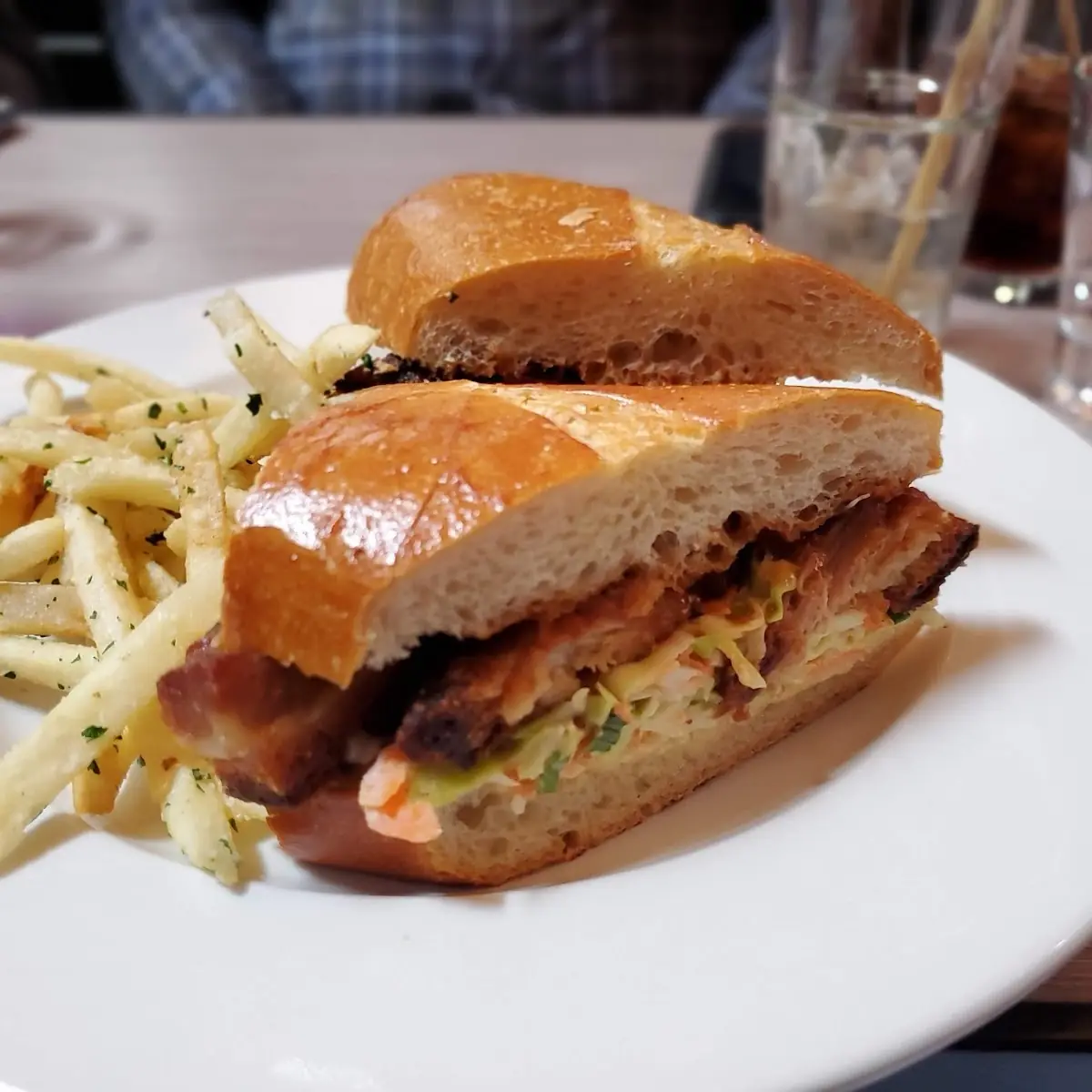 Crispy Pork Belly Sandwich