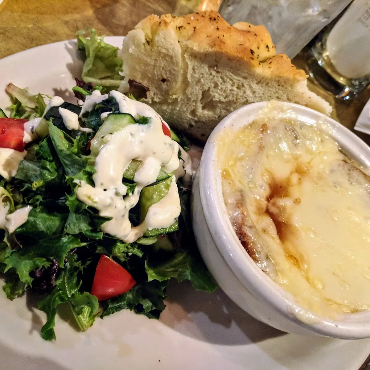 French Onion Soup with Side