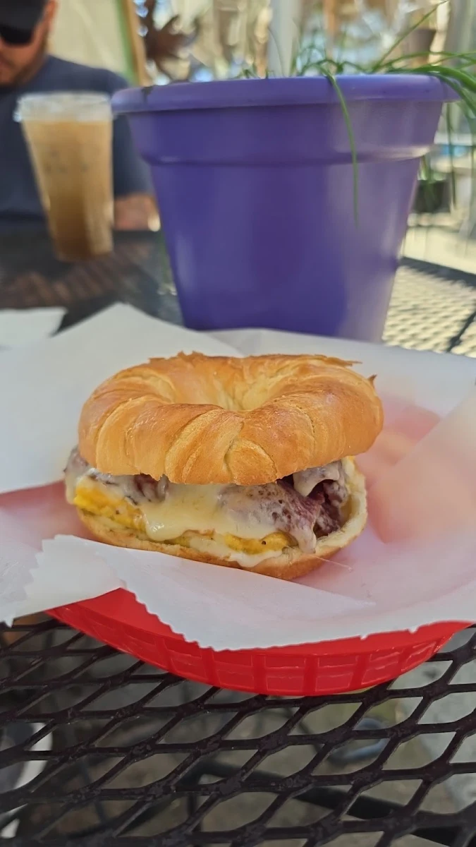Breakfast Sandwich on a Croissant
