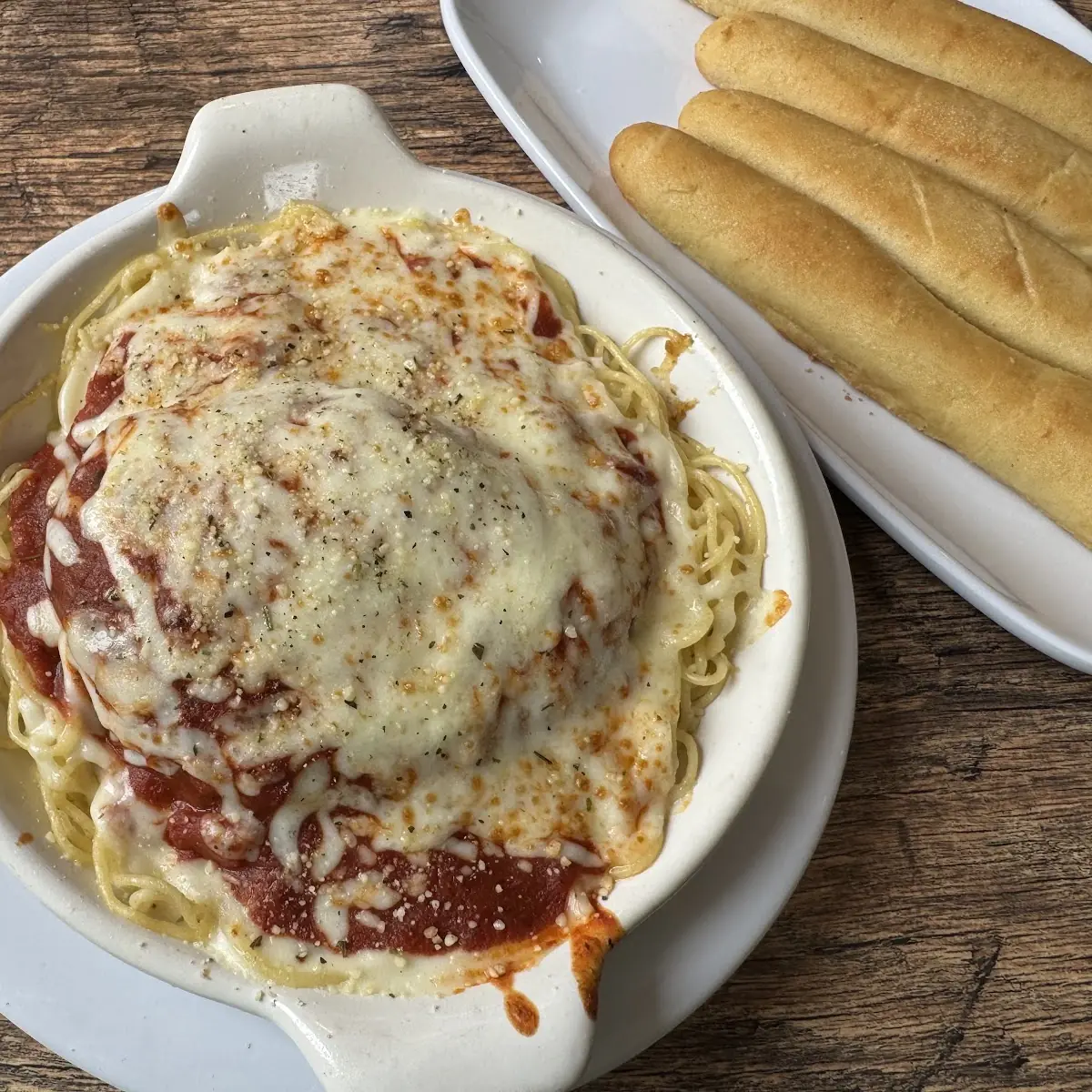 Supreme Pizza Baked Spaghetti