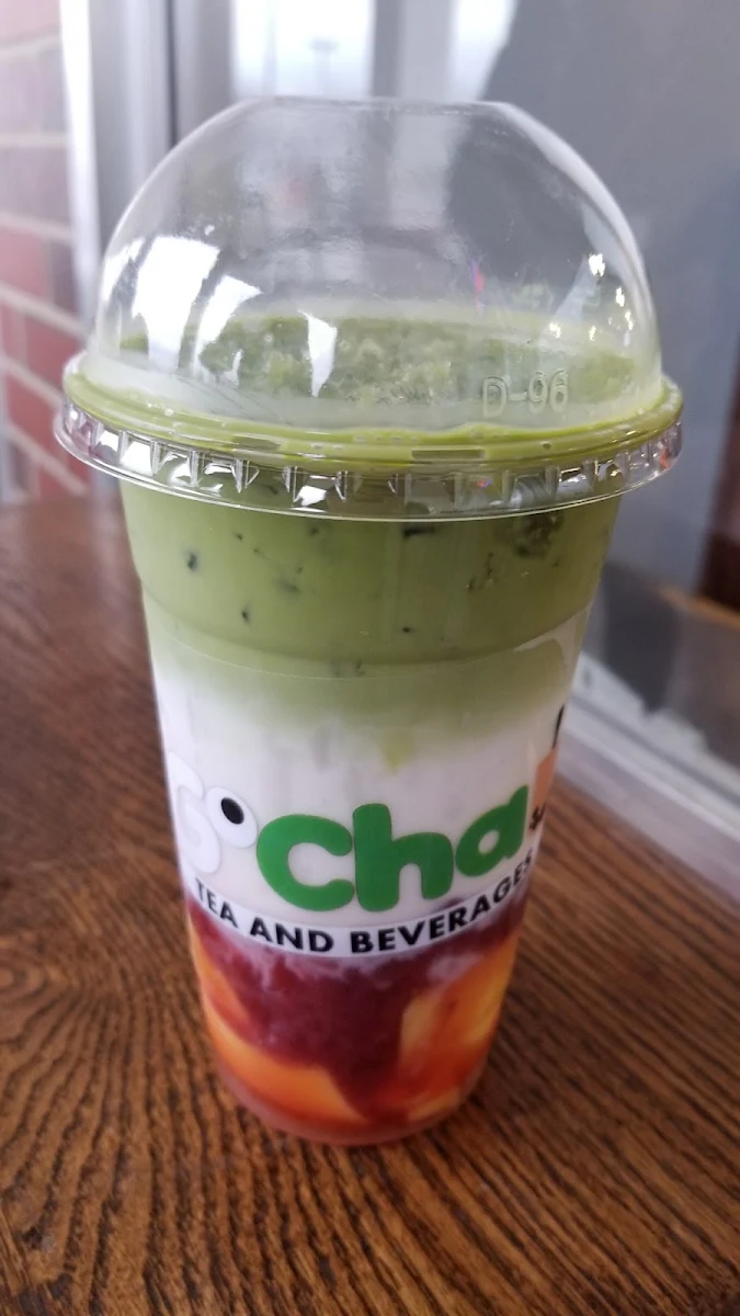 Strawberry Matcha Latte