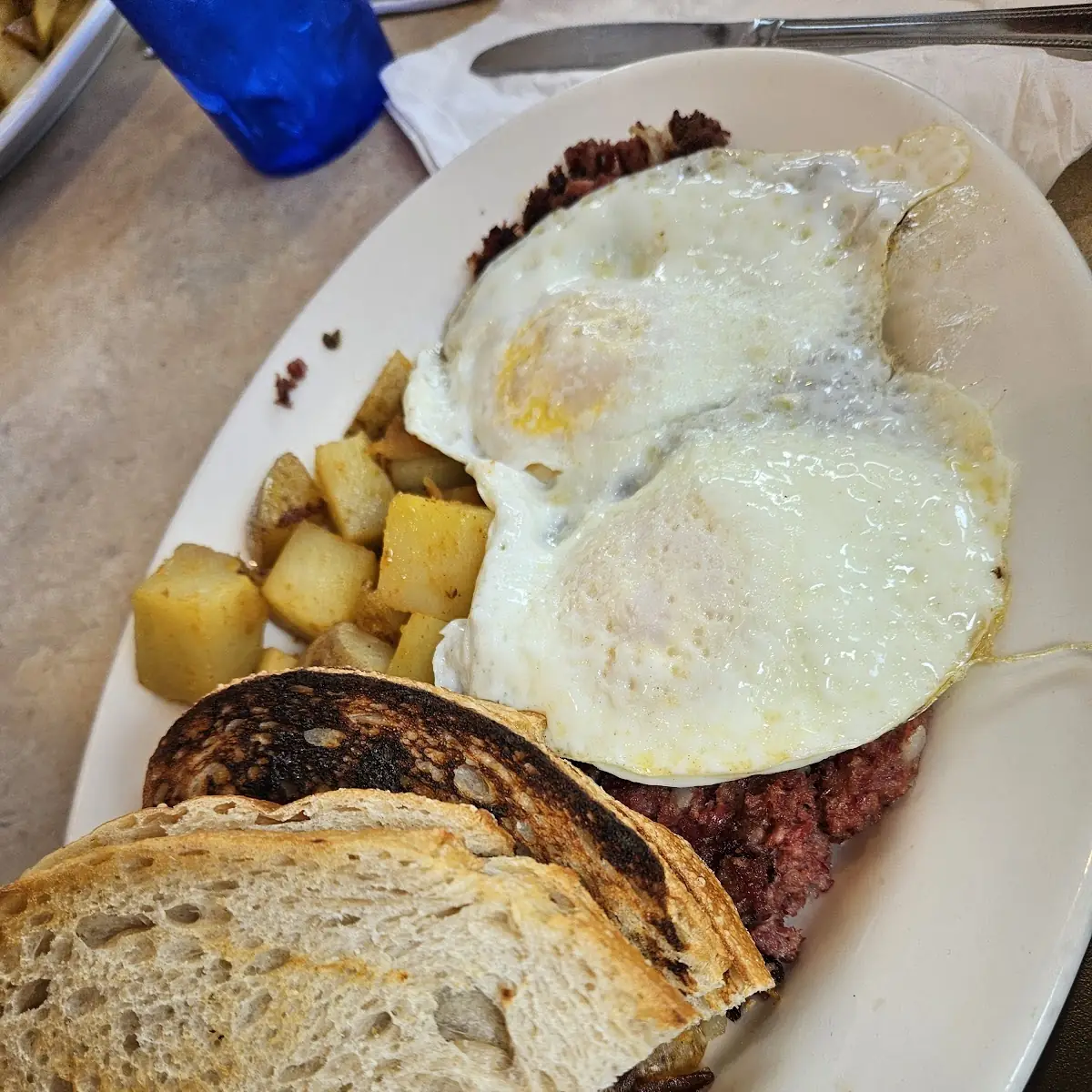 Corned Beef Hash and Eggs