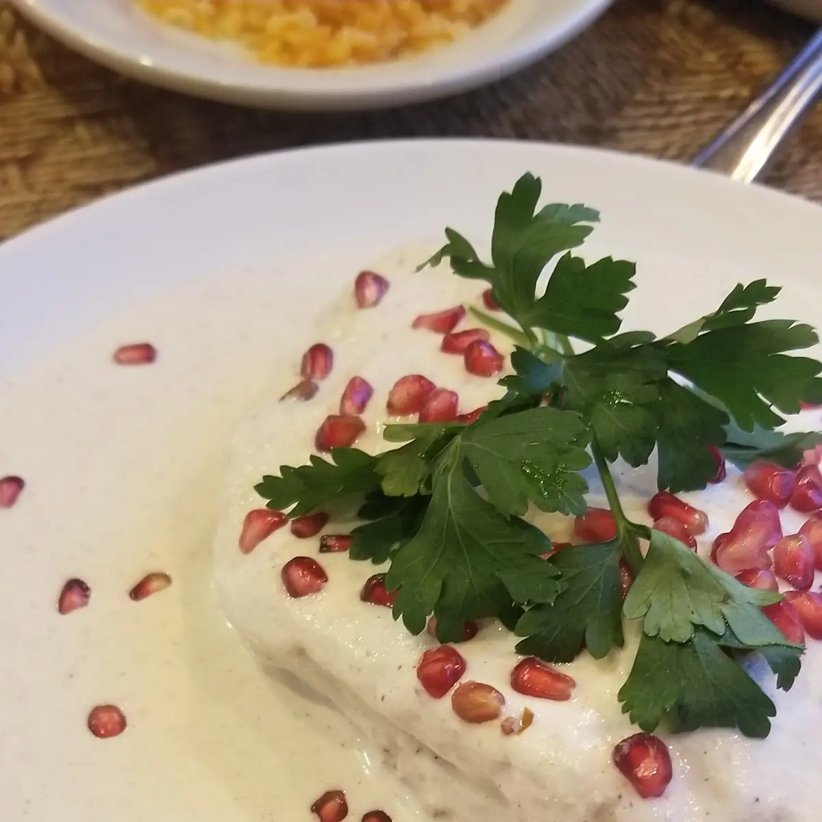 Chiles En Nogada Riquísimo