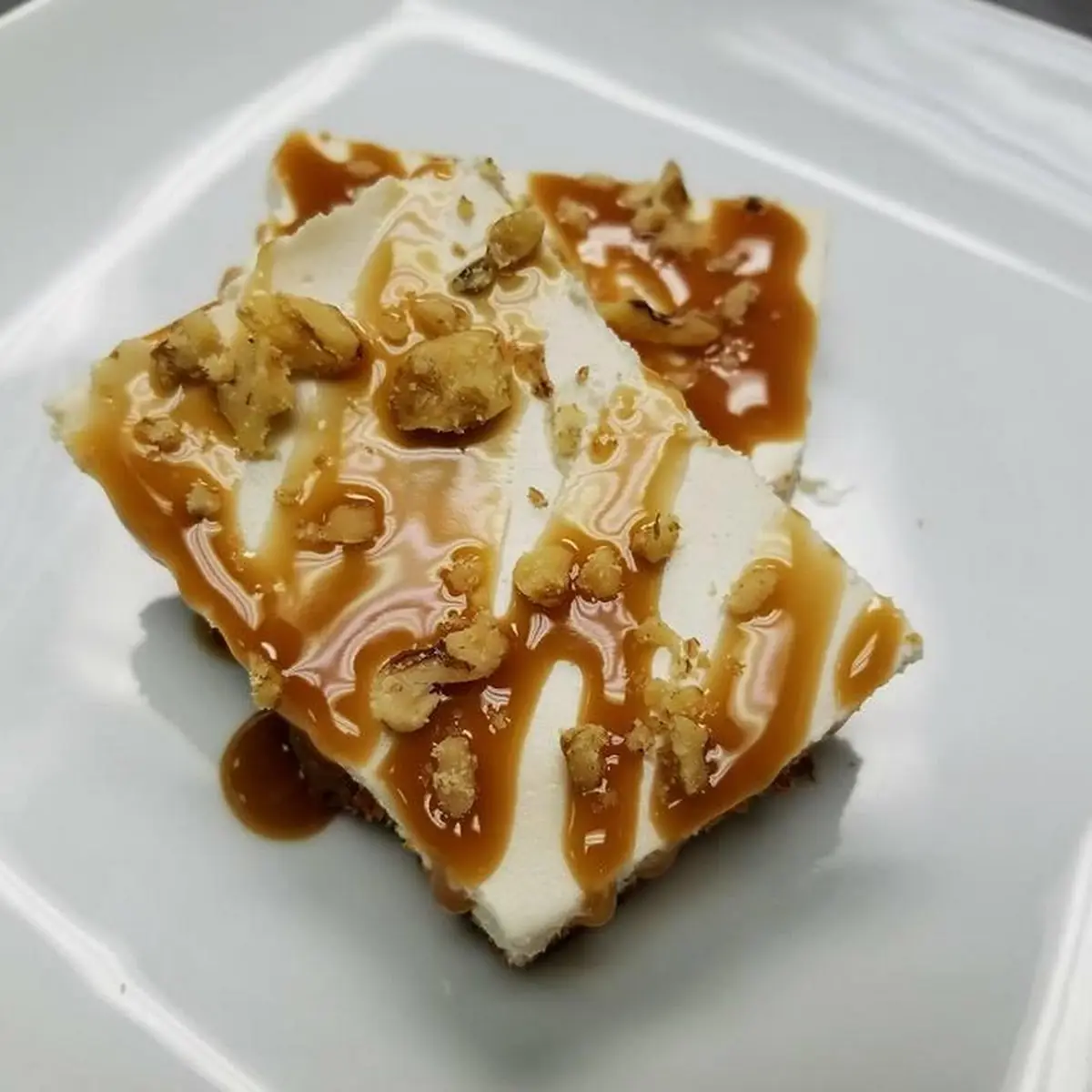 Caramel Walnut Cheese Cake