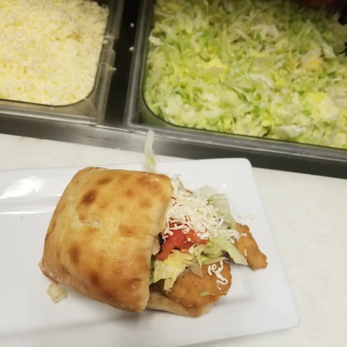 Chicken Sandwich Breakfast