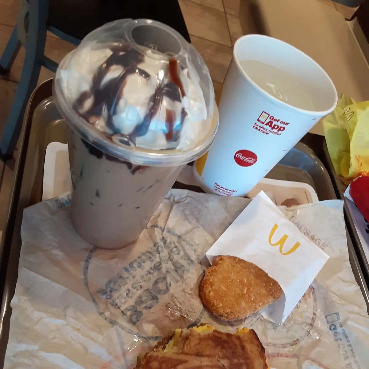 Sausage Egg and Cheese Mcgriddles Meal