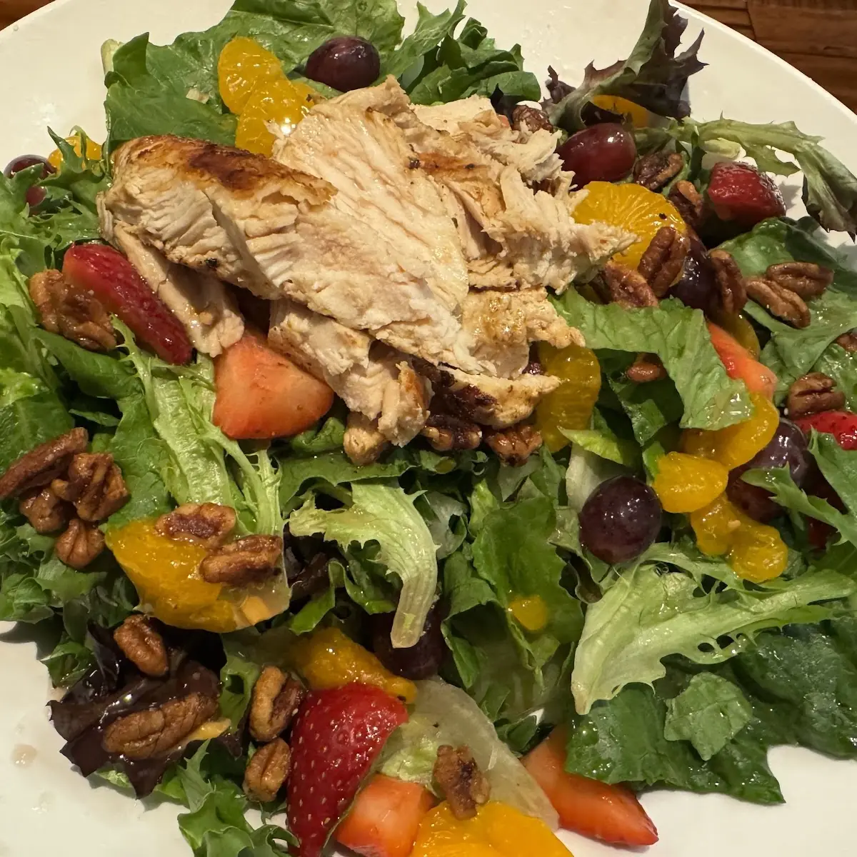Grilled Chicken & Strawberry Salad