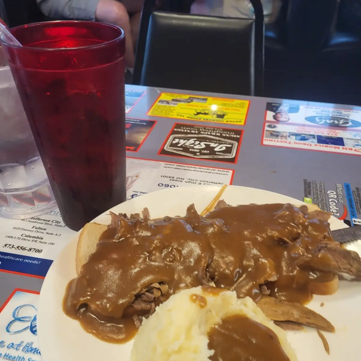 Open Faced Roast Beef