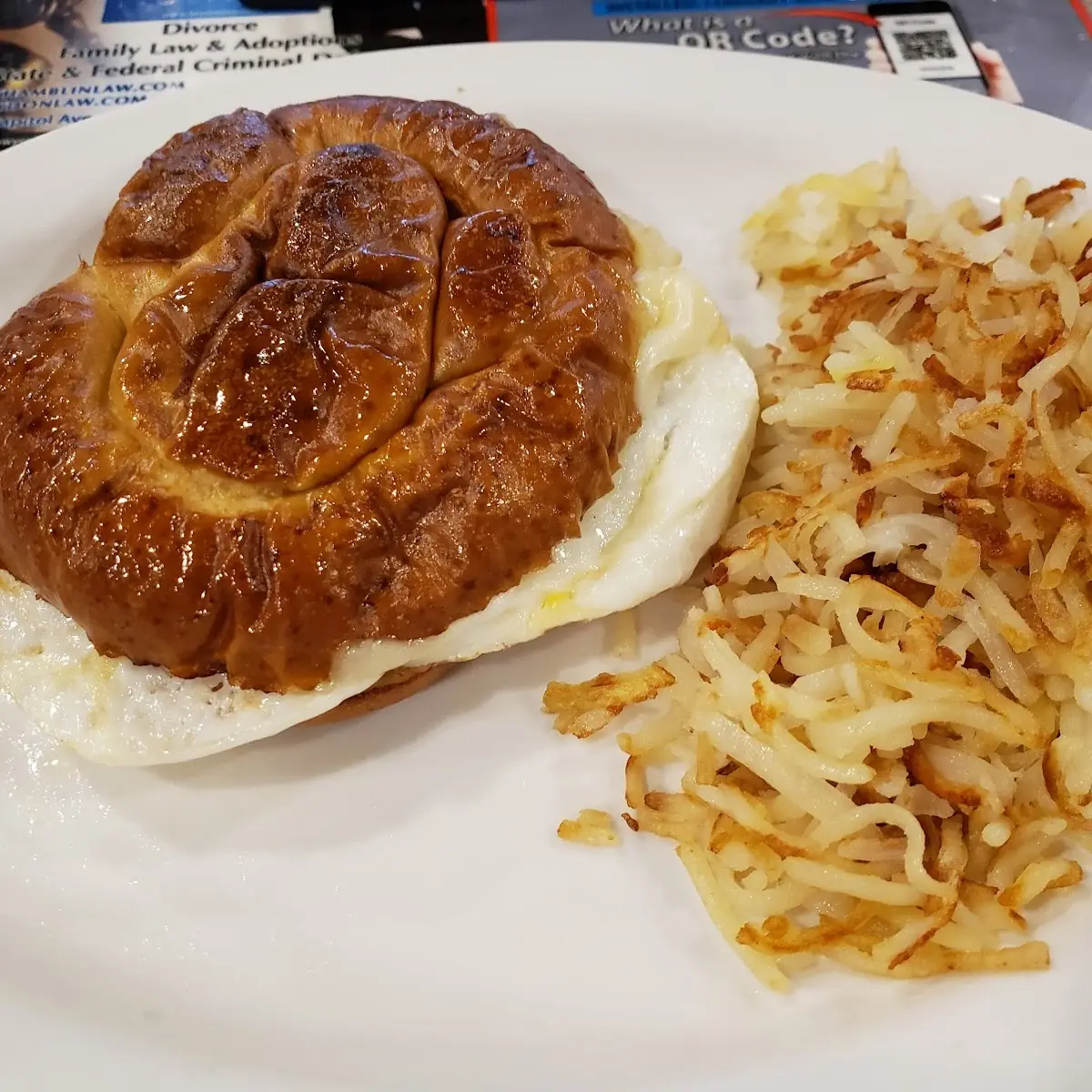 Pretzel Breakfast Sandwich
