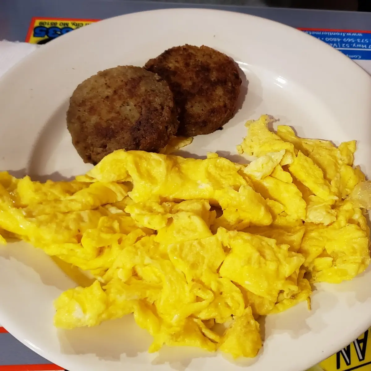 Sausage & Scrambled Eggs