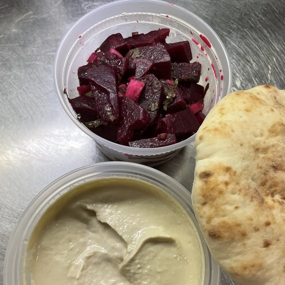 Side Hummus Pita Chips