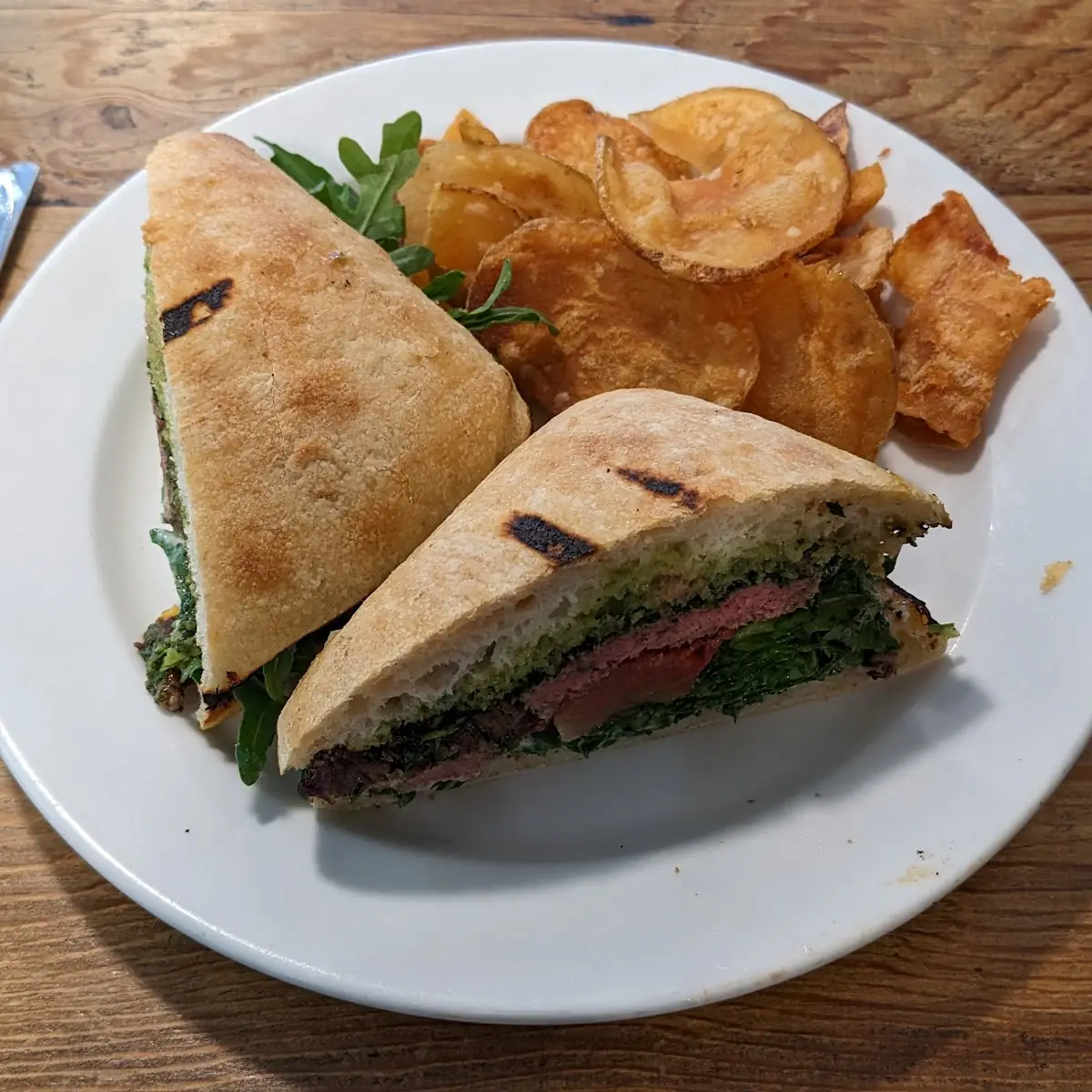 Chimichurri Grass Fed Steak Sandwich