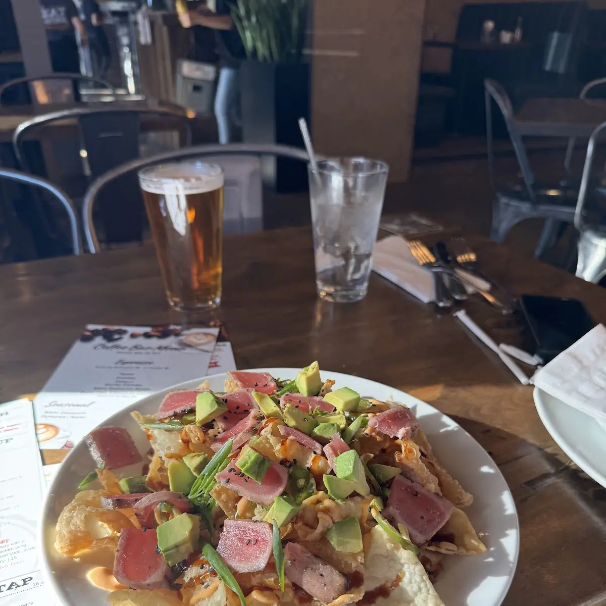 Ahi Tuna Nachos
