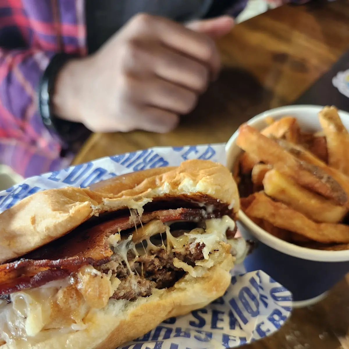 Mushroom Swiss Burger