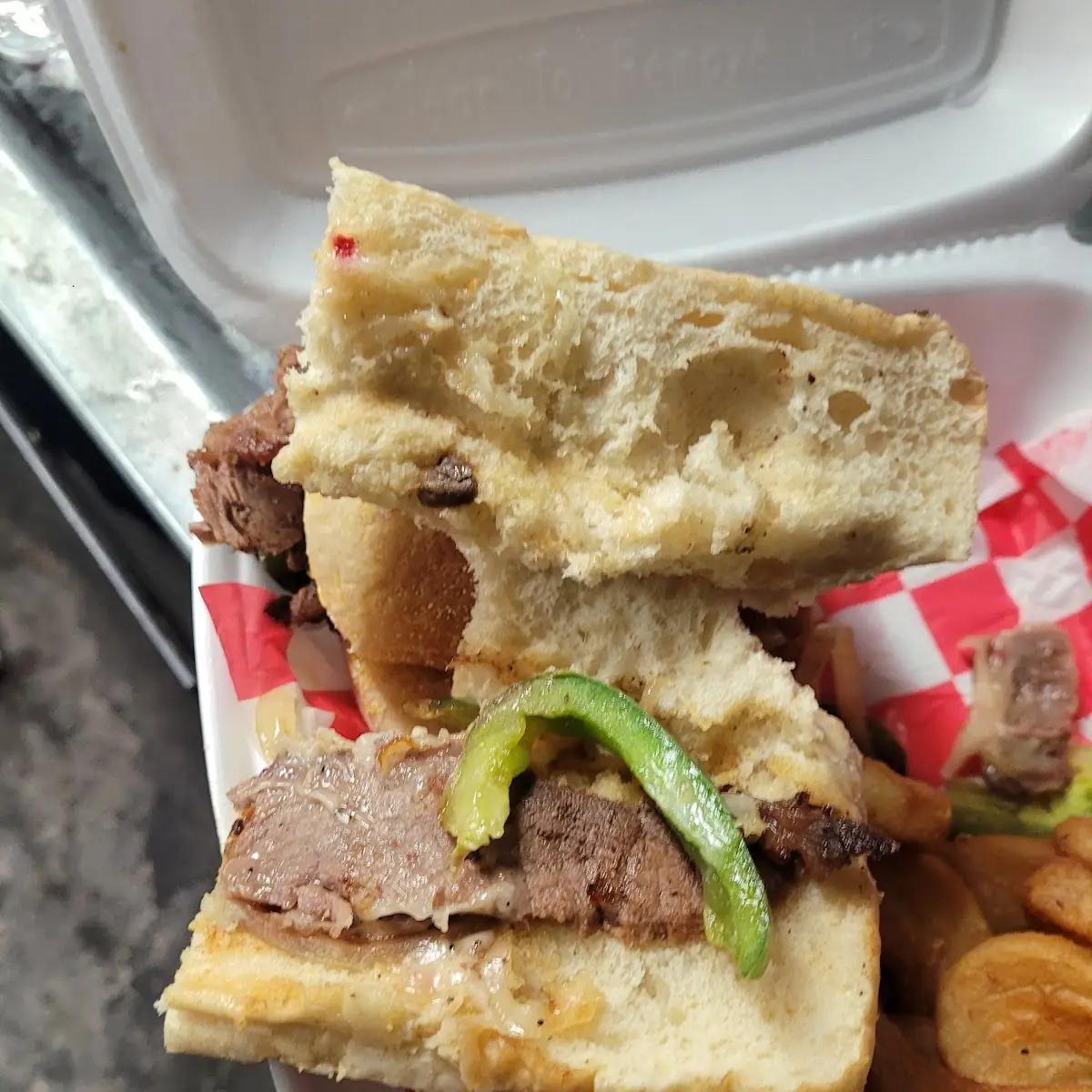Philly Cheese Steak Sandwich if You Wat to Call It That