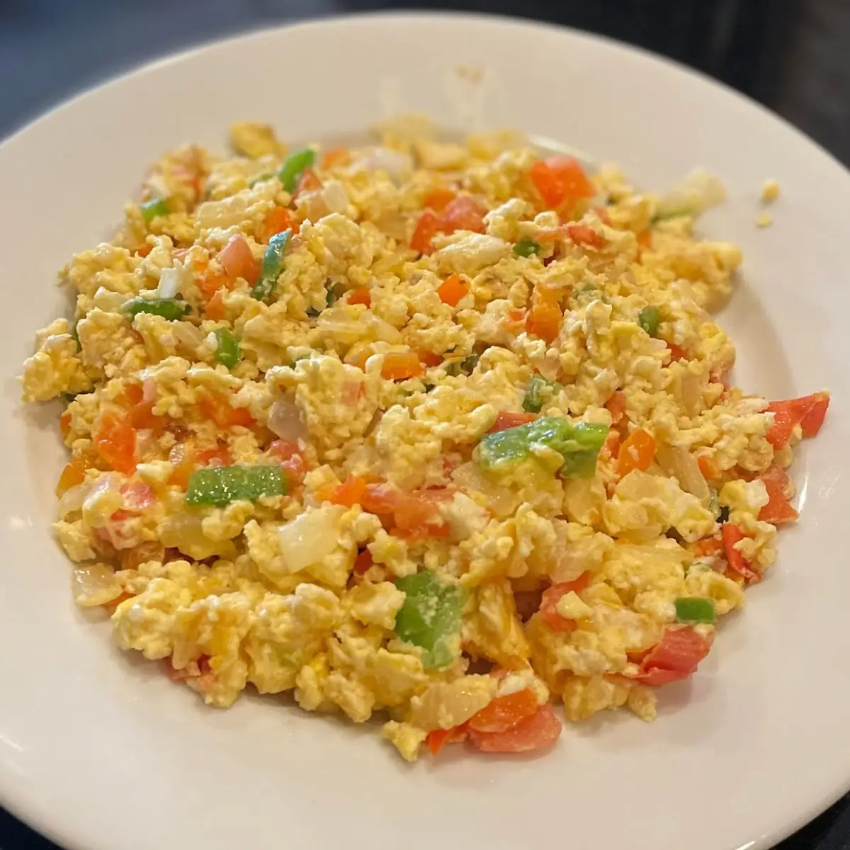 Scrambled Eggs with Tomatoes