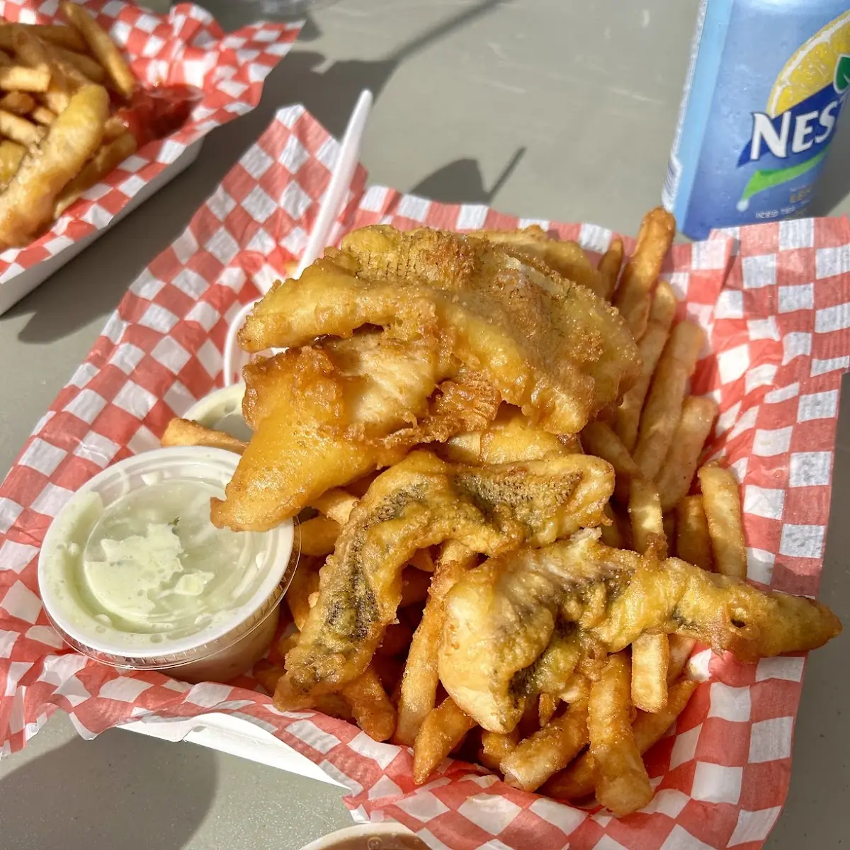 Fried Fish Dinner, Purdy's Fried Fish