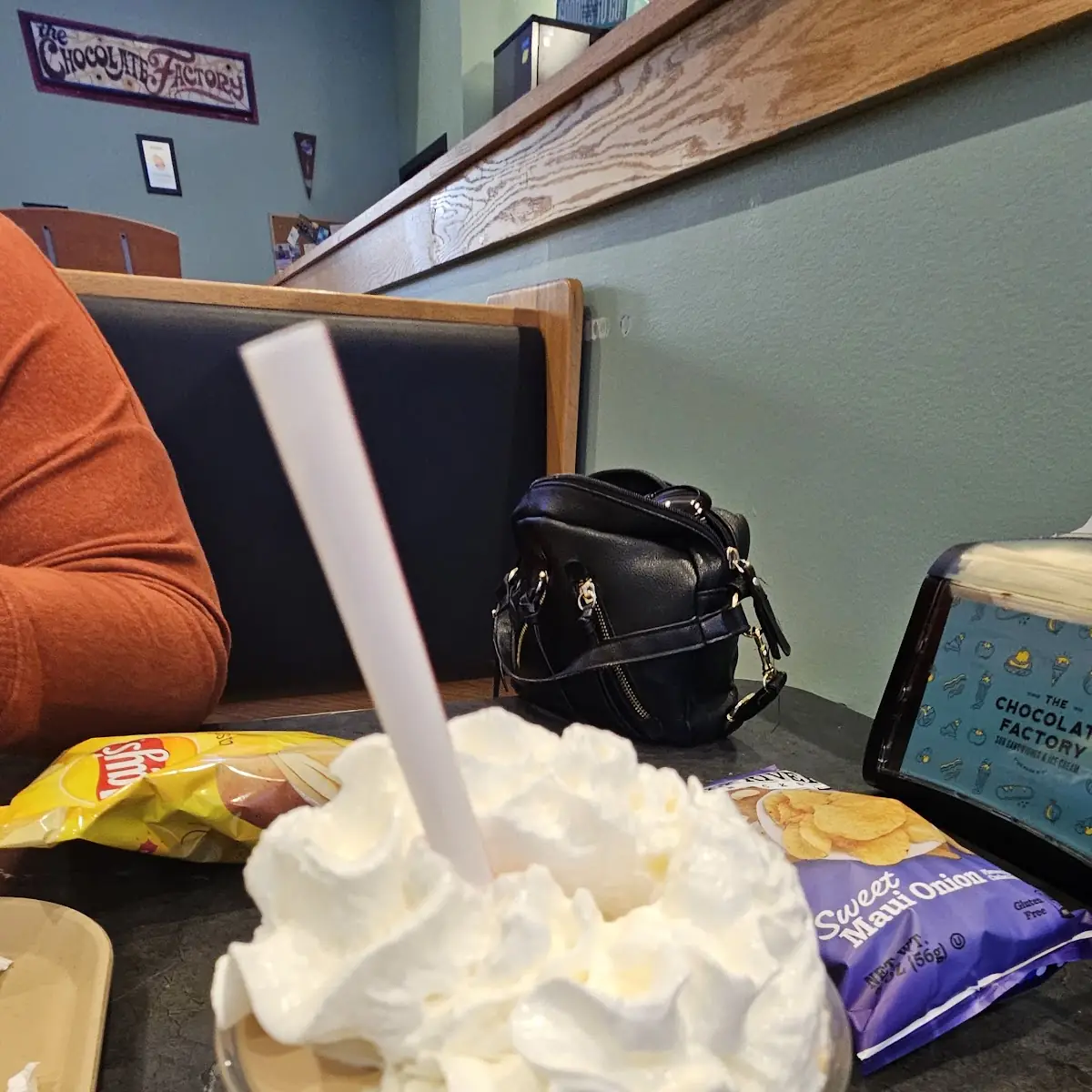 Chocolate Malt with Whipped Cream