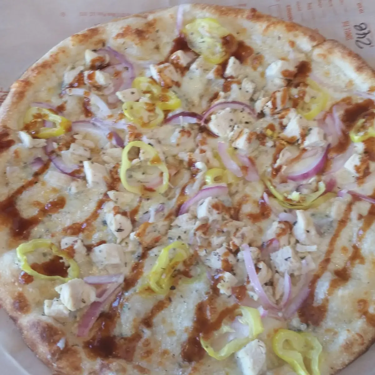 BBQ Chicken Pizza Cauliflower Crust