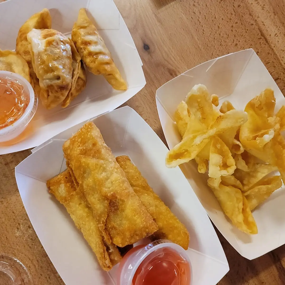 Dumplings Wontons and Eggrolls