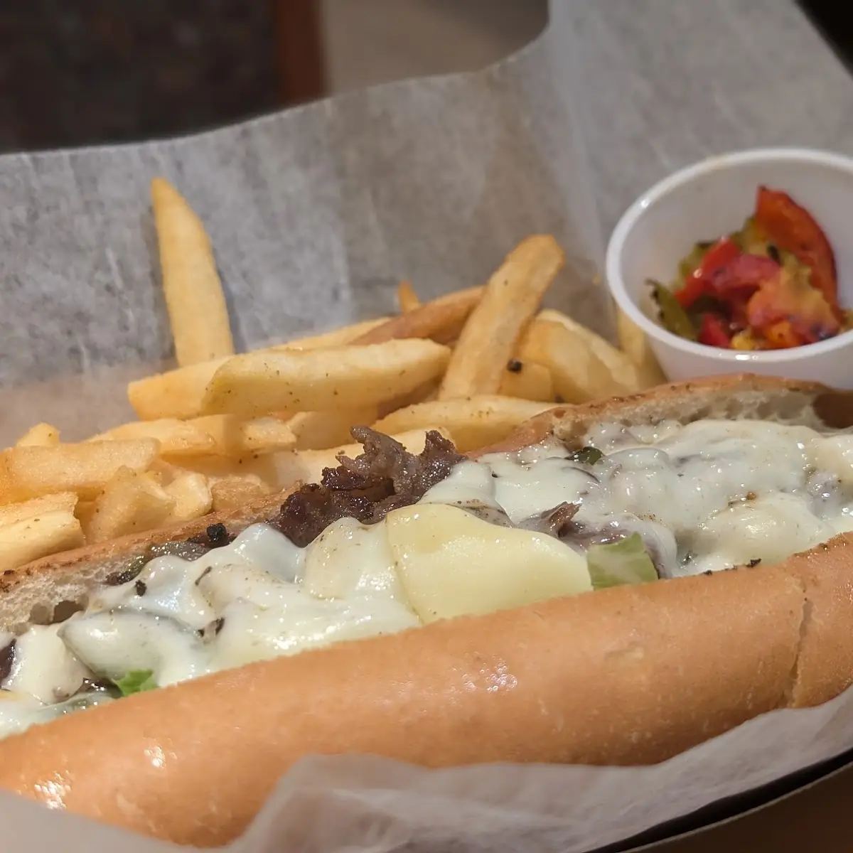 Philly Cheese Steak Sandwich
