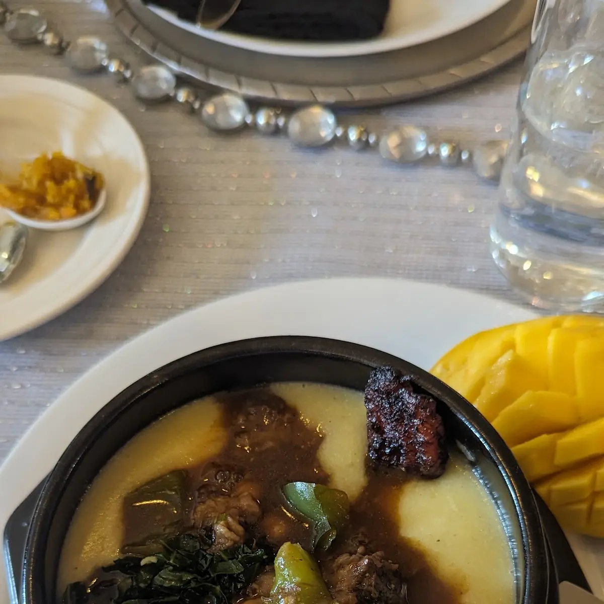 Oxtail w Collard Greens