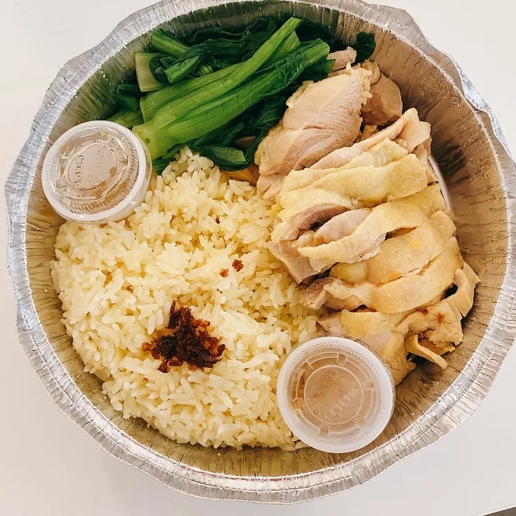 Hainanese Boneless Chicken Rice