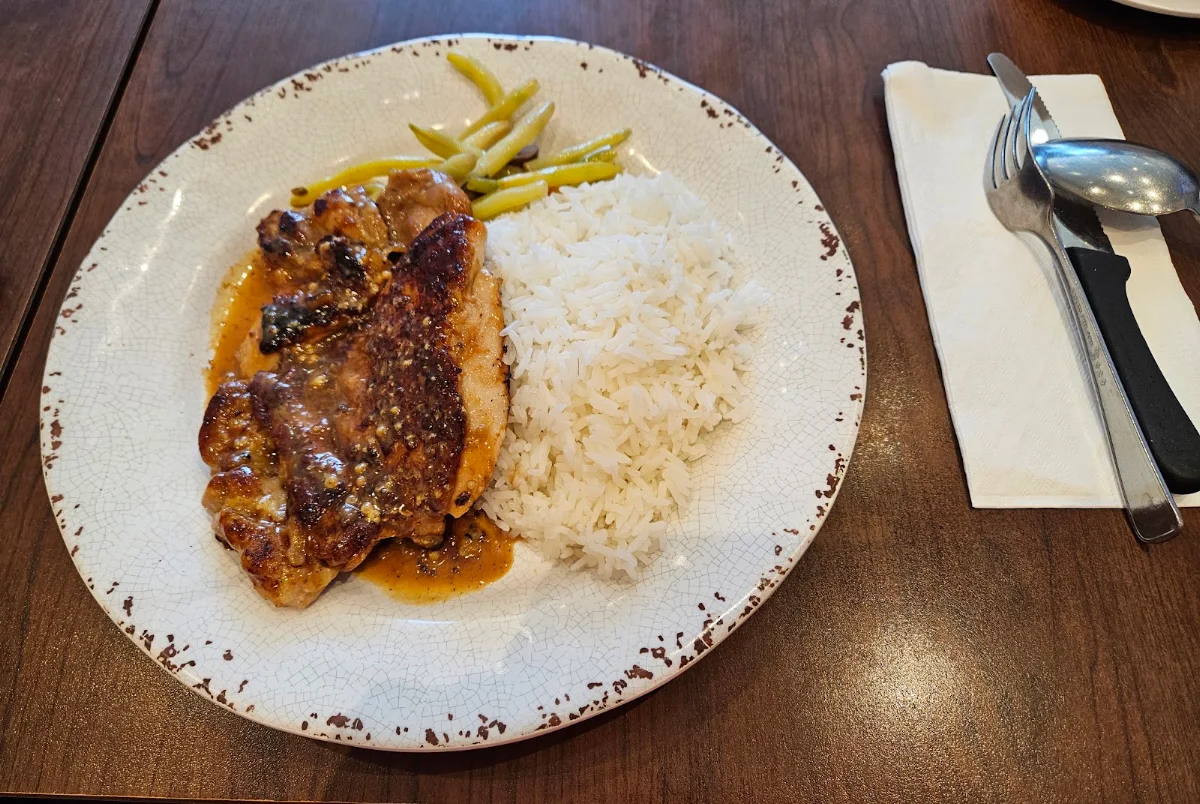 Honey Mustard Chicken with Rice