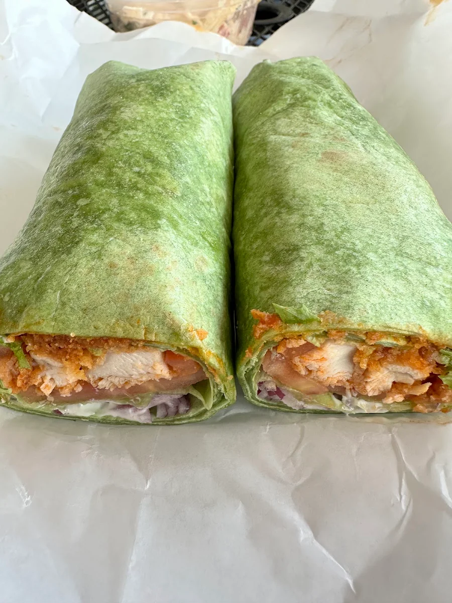 Buffalo Chicken Caesar Wrap