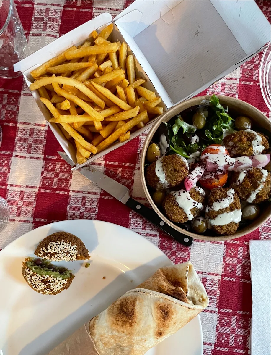 Falafel and Salad