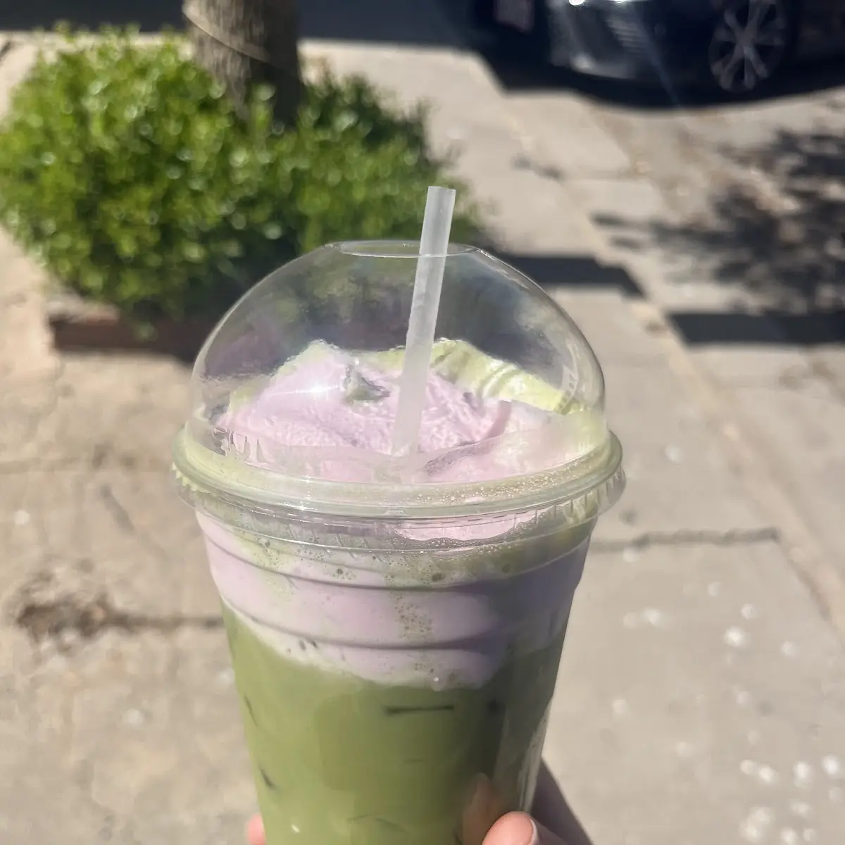 Matcha with Strawberry Cold Foam