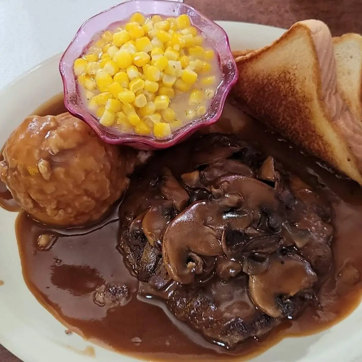 Hamburger Steak Dinner