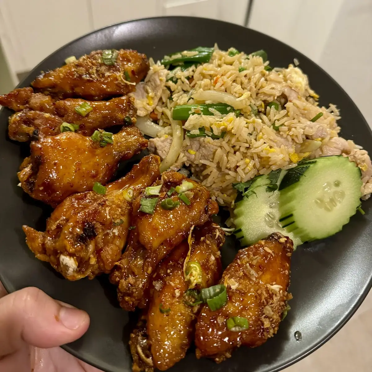 Chicken Wings & Fried Rice