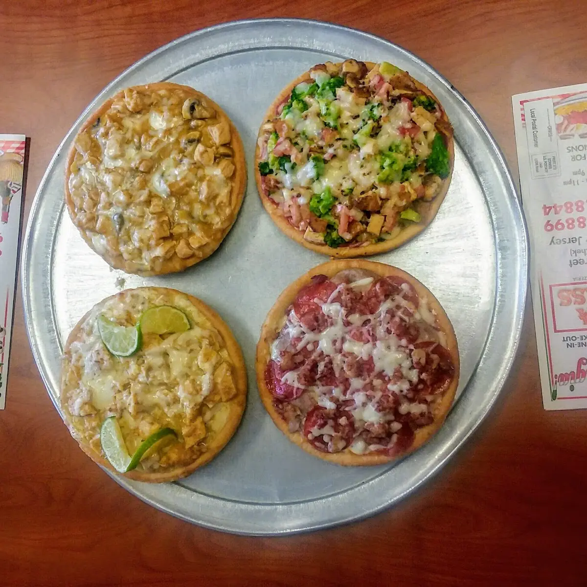 Pan Pizza Available All Different