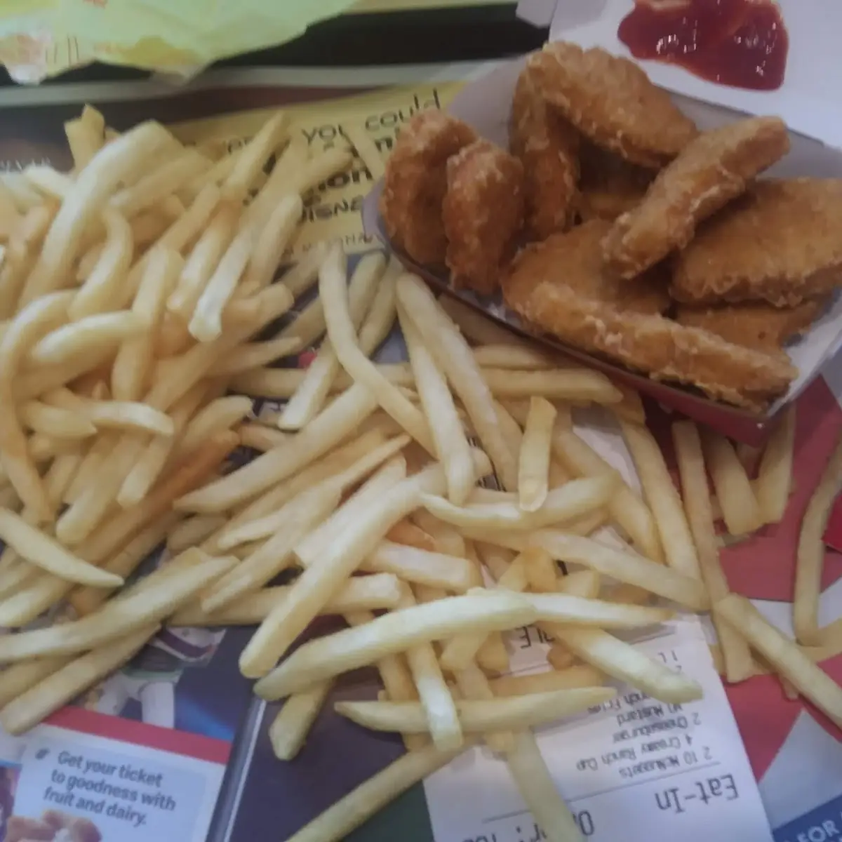 Chicken Nuggets with Fries