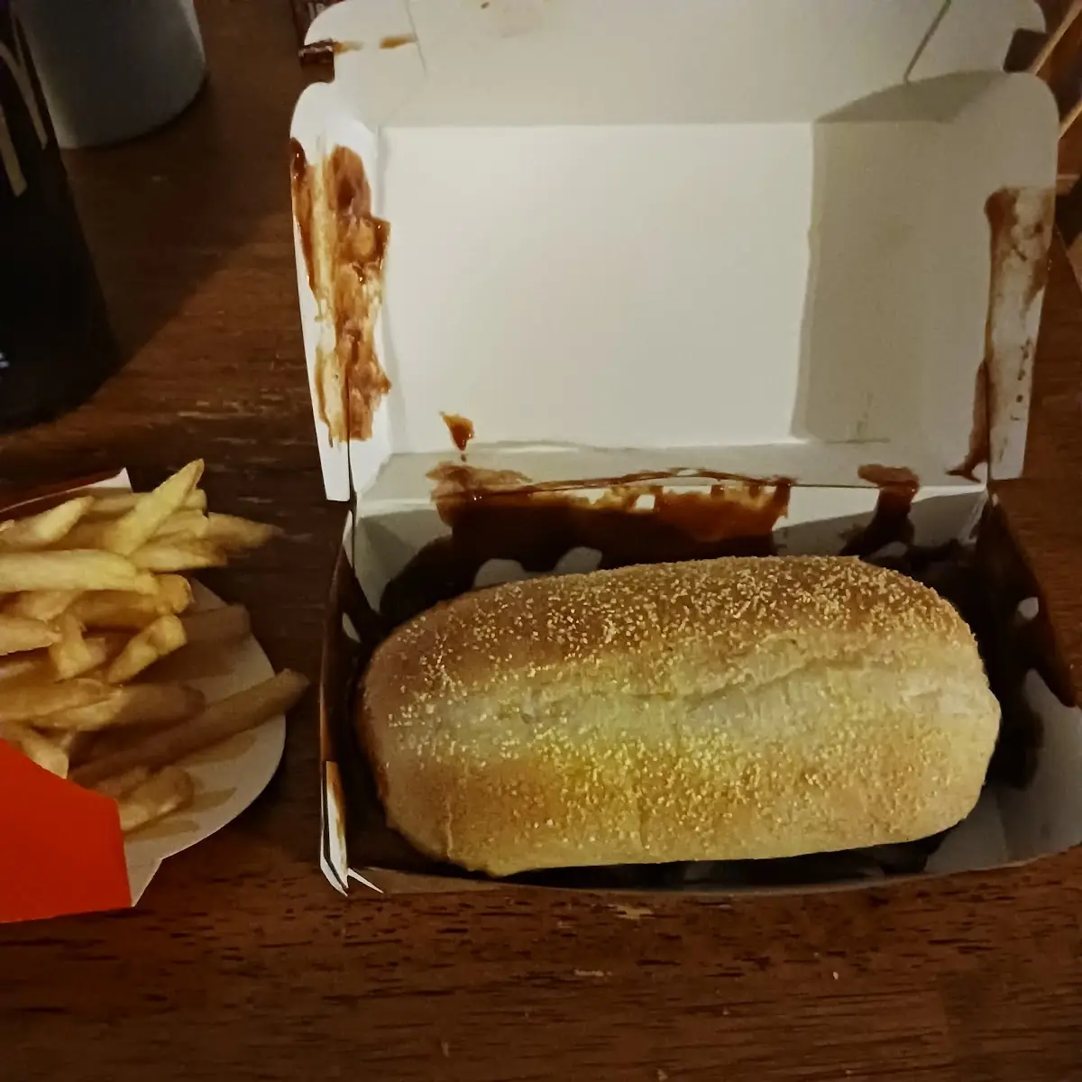 Mcrib and Medium Fries