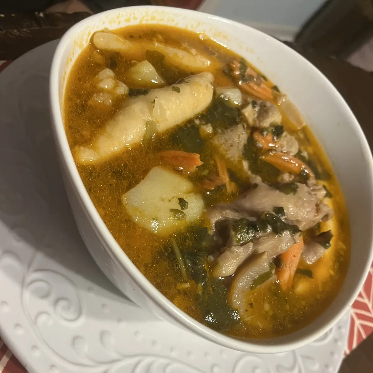 Fufu & Okra Soup