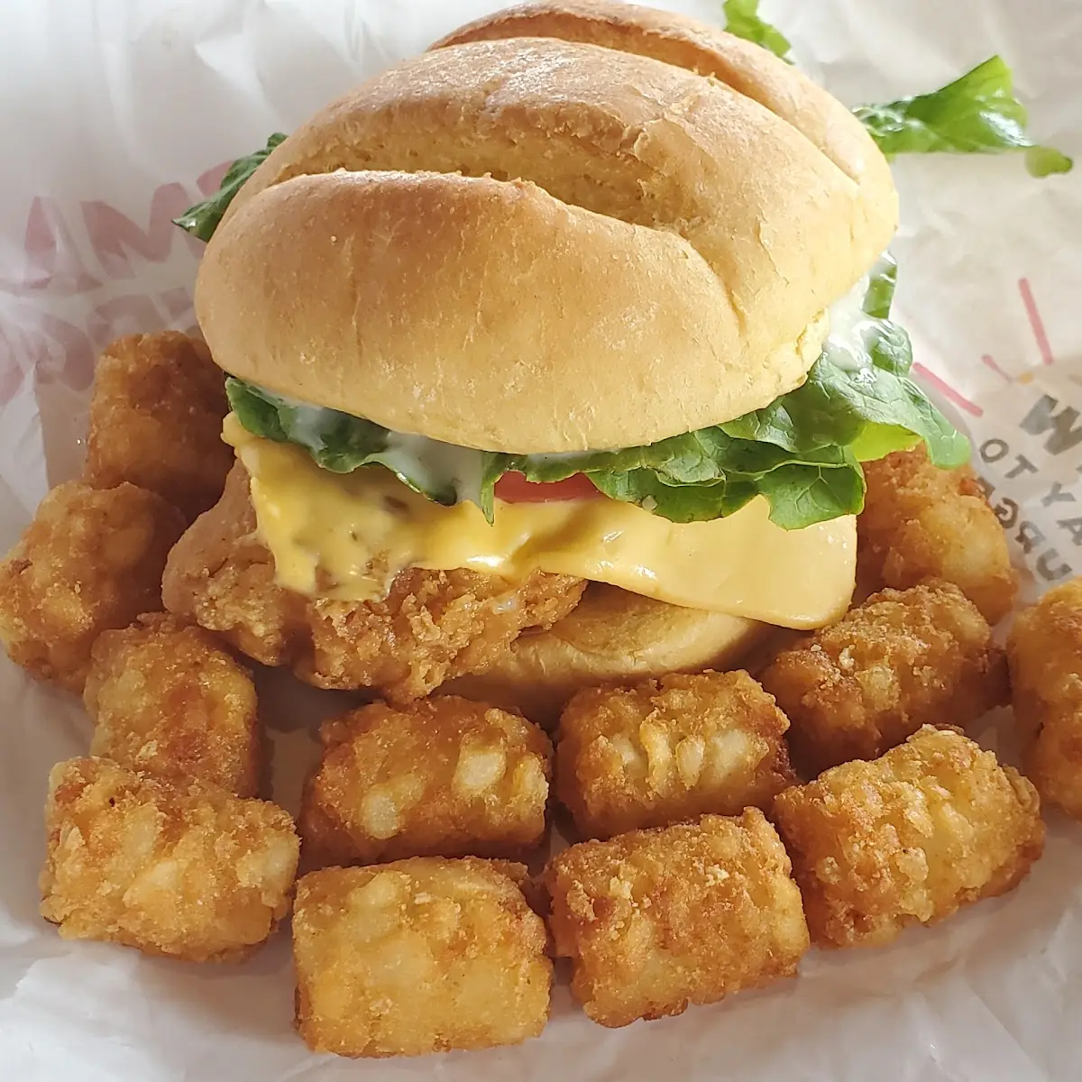 Beer-Battered Cod w Tots
