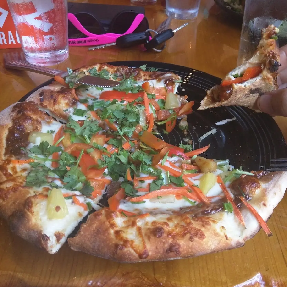 Thai Chicken Pizza