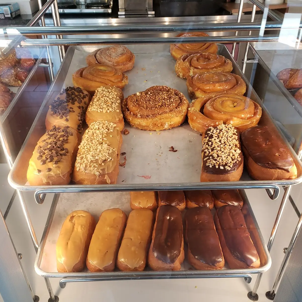 Maple Bars Chocolate Bars and Cinnamon Rolls