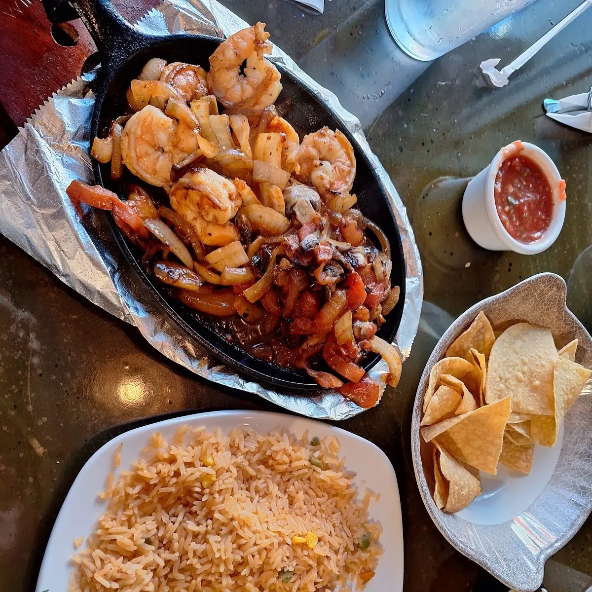 Jumbo Shrimp Fajitas