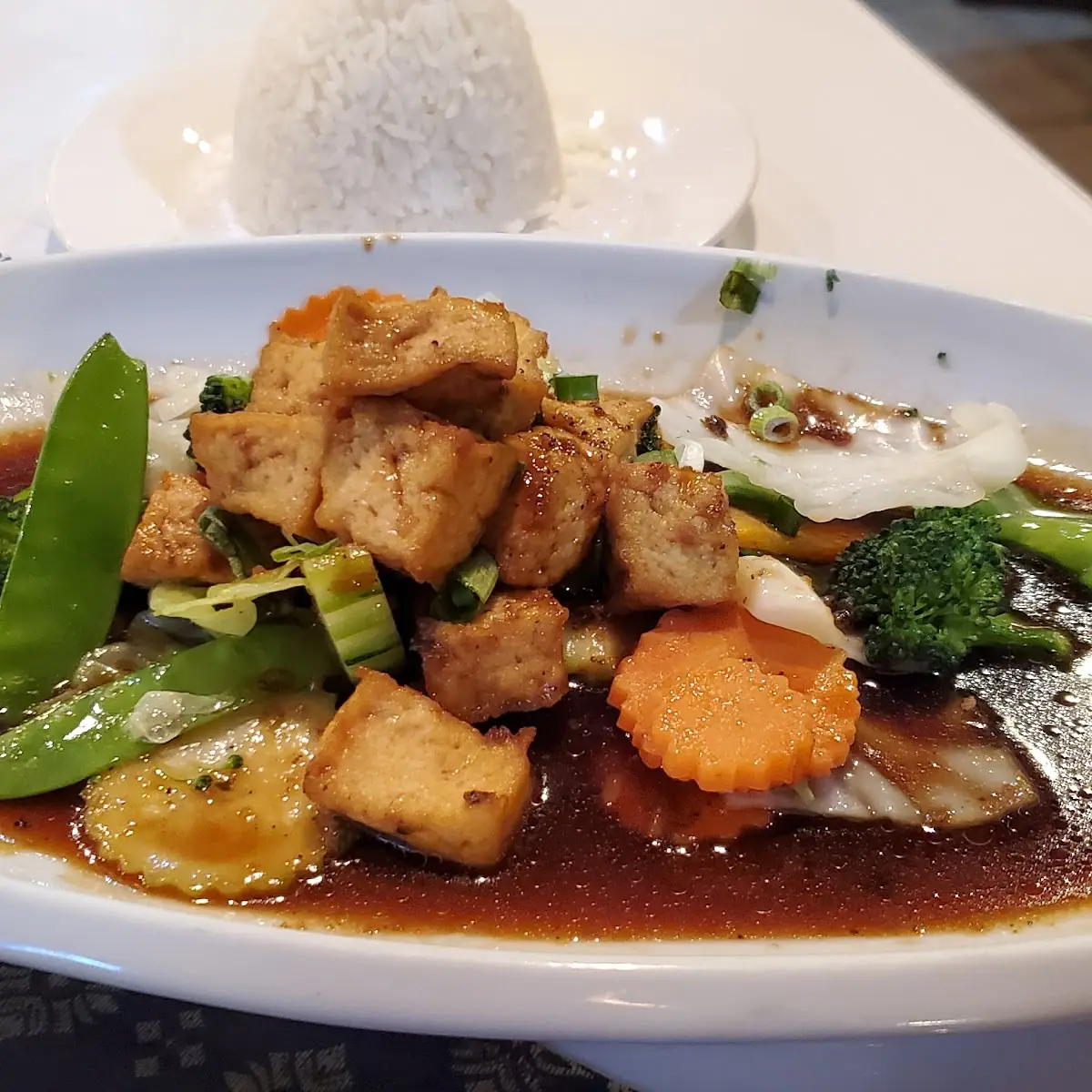 Ginger Sauce with Tofu