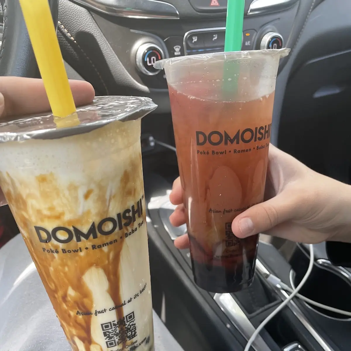 Lychee Black Tea with milk foam