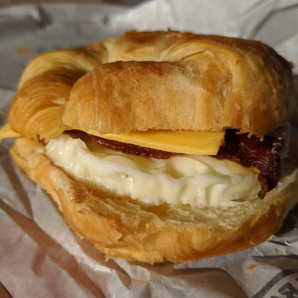 Bacon Egg Cheese Crosson 'Wich