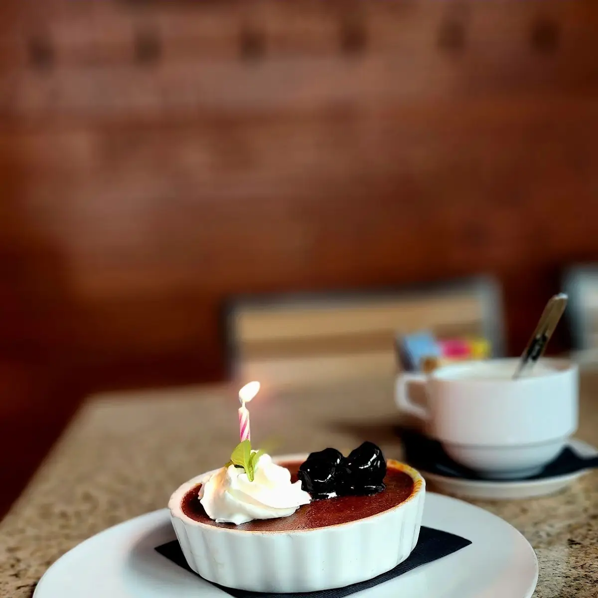 Blueberry Ginger Crème Brûlée